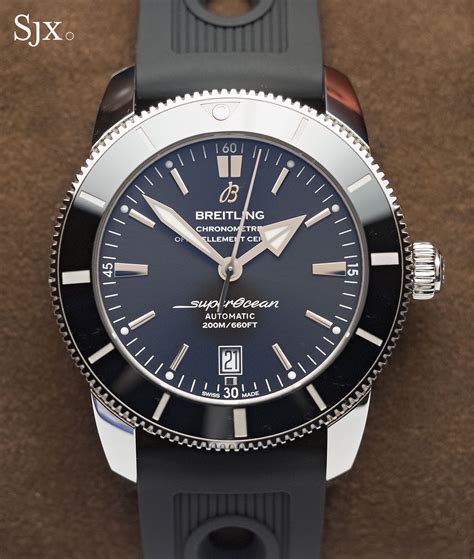 breitling superocean heritage ii chronograph 46mm black|breitling superocean heritage 2 42mm.